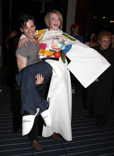Colin Donnell & Joyce Chittick attending the Opening Night Performance Gypsy Robe Cer Photo