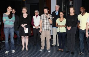 Sutton Foster, Kathleen Marshall, Raymond J. Lee, John McMartin, Jessica Walter with  Photo