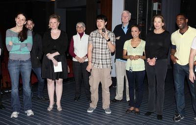 Sutton Foster, Kathleen Marshall, Raymond J. Lee, John McMartin, Jessica Walter with  Photo