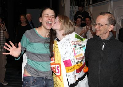 Sutton Foster & Joyce Chittick & Joel Grey attending the Opening Night Performance Gy Photo