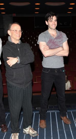 Joel Grey & Colin Donnell attending the Opening Night Performance Gypsy Robe Ceremony for Recipient Joyce Chittick for The Roundabout Theatre Company's Broadway Production of 'Anything Goes' in New York City. @ BroadwayWorld Joel Grey & Colin Donnell attending the Opening Night Performance Gypsy Robe Ceremony Photo