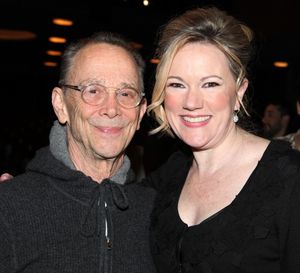 Joel Grey & Kathleen Marshall attending the Opening Night Performance Gypsy Robe Ceremony for Recipient Joyce Chittick for The Roundabout Theatre Company's Broadway Production of 'Anything Goes' in New York City. @ BroadwayWorld Joel Grey & Kathleen Marshall attending the Opening Night Performance Gypsy Robe Cere Photo