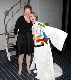 Joyce Chittick & Kathleen Marshall attending the Opening Night Performance Gypsy Robe Ceremony for Recipient Joyce Chittick for The Roundabout Theatre Company's Broadway Production of 'Anything Goes' in New York City. @ BroadwayWorld Joyce Chittick & Kathleen Marshall attending the Opening Night Performance Gypsy Robe Photo