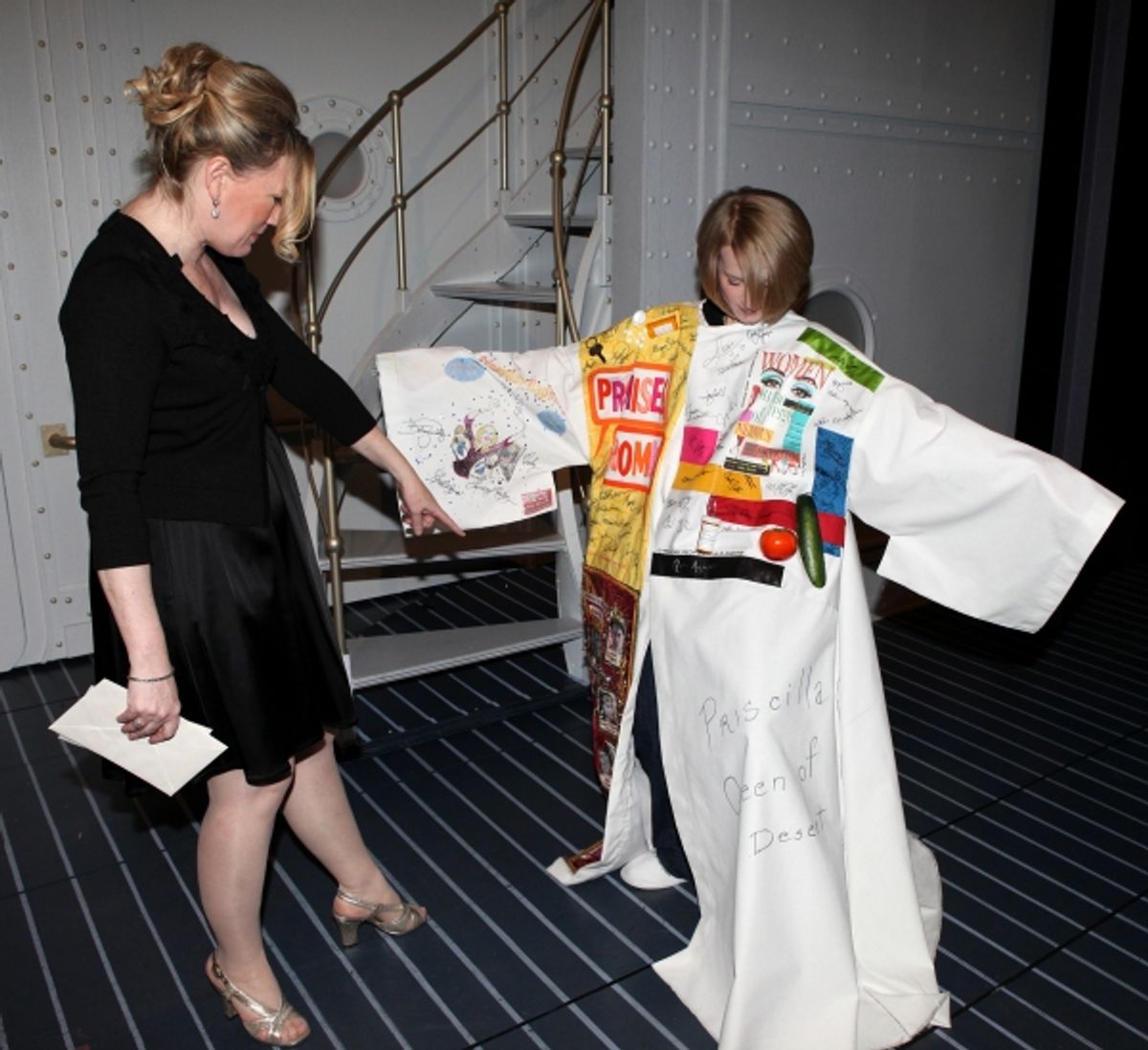 Joyce Chittick & Kathleen Marshall attending the Opening Night Performance Gypsy Robe Ceremony for Recipient Joyce Chittick for The Roundabout Theatre Company's Broadway Production of 'Anything Goes'  in New York City. at 
