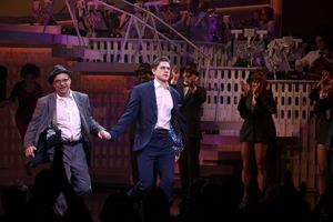 Norbet Leo Butz & Aaron Tveit during the Broadway Opening Night Curtain Call for 'Catch Me If You Can' in New York City. @ BroadwayWorld Norbet Leo Butz & Aaron Tveit during the Broadway Opening Night Curtain Call for 'Cat Photo