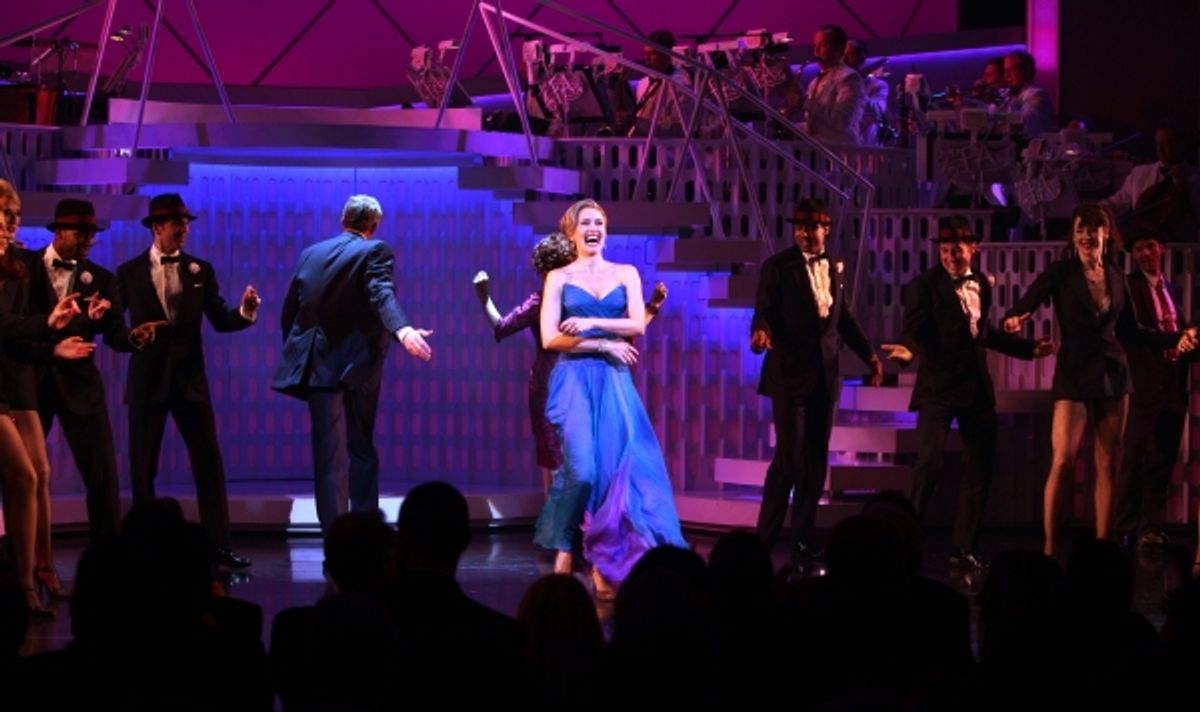 Rachel de Benedet during the Broadway Opening Night Curtain Call for 'Catch Me If You Can' in New York City. at 