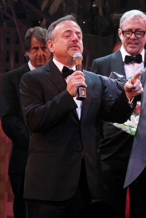 David Rockwell, Marc Shaiman & Scott Wittman during the Broadway Opening Night Curtain Call for 'Catch Me If You Can' in New York City. @ BroadwayWorld David Rockwell, Marc Shaiman & Scott Wittman during the Broadway Opening Night Curtai Photo