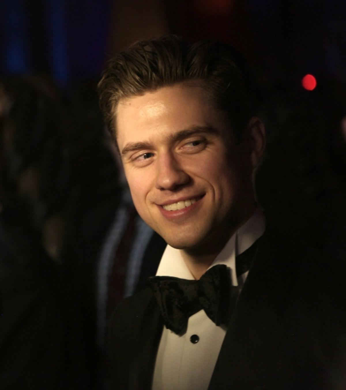 Aaron Tveit attending the Broadway Opening Night After Party for 'Catch Me If You Can' in New York City. at 