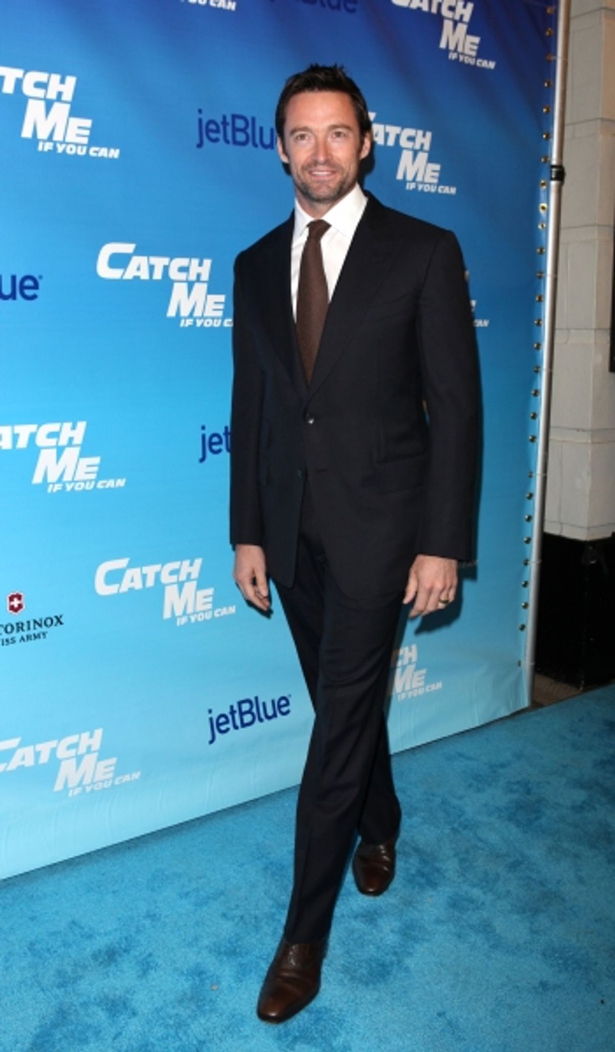 Hugh Jackman attending the Broadway Opening Night Performance of 'Catch Me If You Can' at the Neil Simon Theatre in New York City. at 