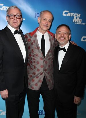 Scott Wittman & John Waters & Marc Shaiman attending the Broadway Opening Night Performance of 'Catch Me If You Can' at the Neil Simon Theatre in New York City. @ BroadwayWorld Scott Wittman & John Waters & Marc Shaiman attending the Broadway Opening Night Perfo Photo