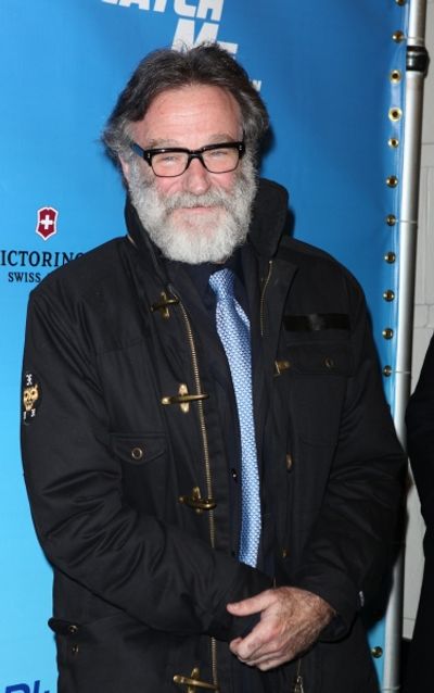 Robin Williams attending the Broadway Opening Night Performance of 'Catch Me If You C Photo