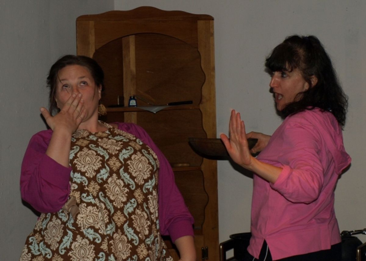 Liz English, Melissa Robinson at 