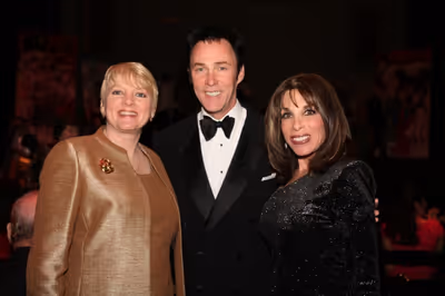  Alison Arngrim, Lance Burton and Kate linder Photo