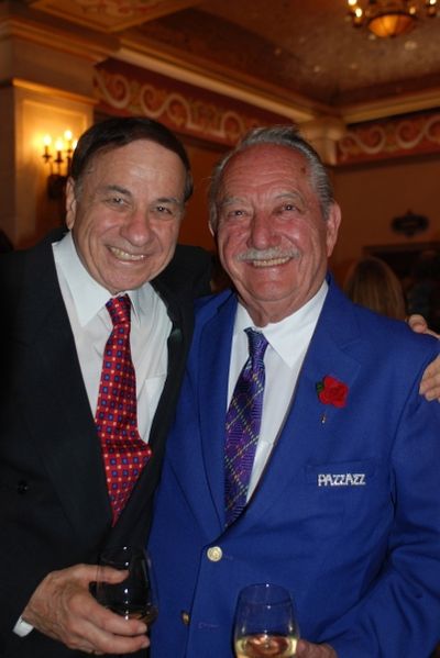 Richard Sherman and Magic Castle co-founder Milt Larsen  Photo