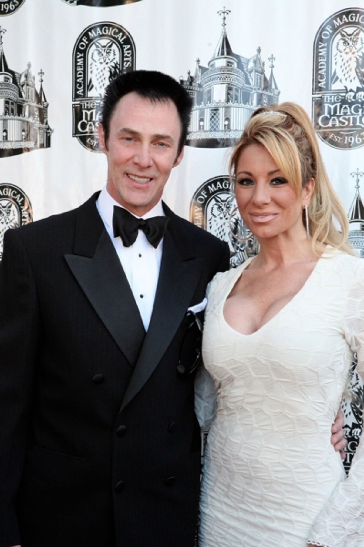 Lance Burton with Gabriela Versace at 