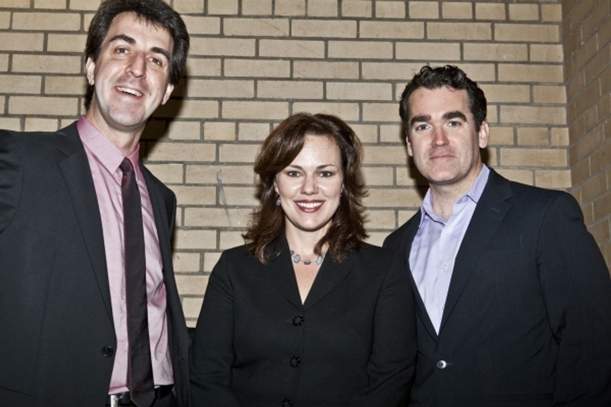 Jason Robert Brown, Georgia Stitt and Brian d'Arcy James at 