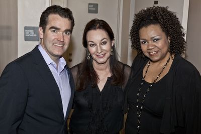 Brian d'Arcy James, Jessica Molaskey and Aisha De Haas Photo