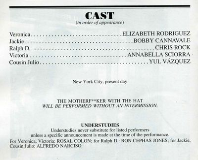 Bobby Cannavale & Chris Rock & Annabella Sciorra during the Broadway Opening Night Pe Photo