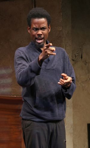 Chris Rock during the Broadway Opening Night Performance Curtain Call for 'The Mother F**ker with the Hat' in New York City. @ BroadwayWorld Chris Rock during the Broadway Opening Night Performance Curtain Call for 'The Mother Photo