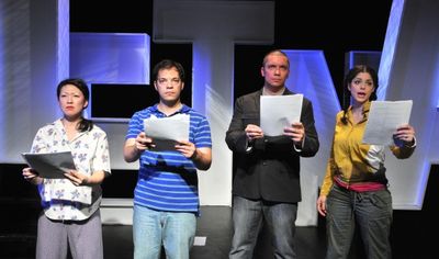 Amy Kim Waschke, Paco Tolson, Jon Hoche, and Bonnie Sherman Photo