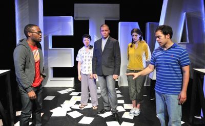 William Jackson Harper, Amy Kim Waschke, Jon Hoche, Bonnie Sherman, and Paco Tolson Photo