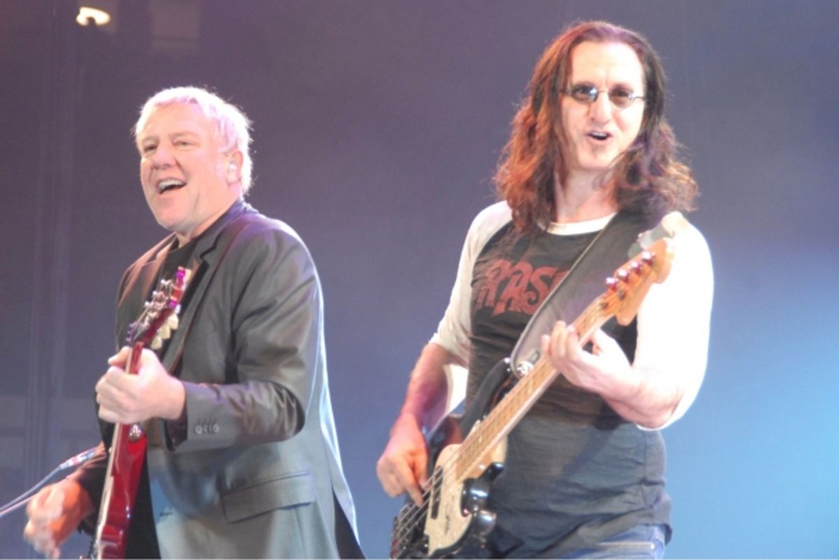 Alex Lifeson and Geddy Lee at 