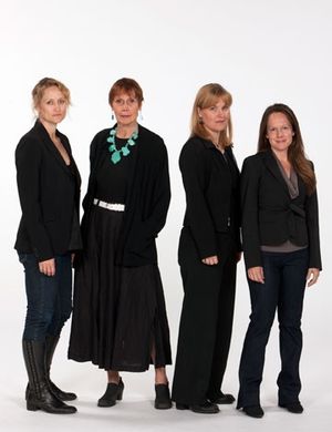 Lois Markle (second from left) will play matriarch Violet Weston, and (from left) Angela Reed, Kelly McAndrew and Carla Harting her daughters in Tracy Letts' Pulitzer Prize-winning play, August: Osage County, May 7 - June 12, 2011 at The Old Globe. Photo @ BroadwayWorld Lois Markle (second from left) will play matriarch Violet Weston, and (from left) Ang Photo