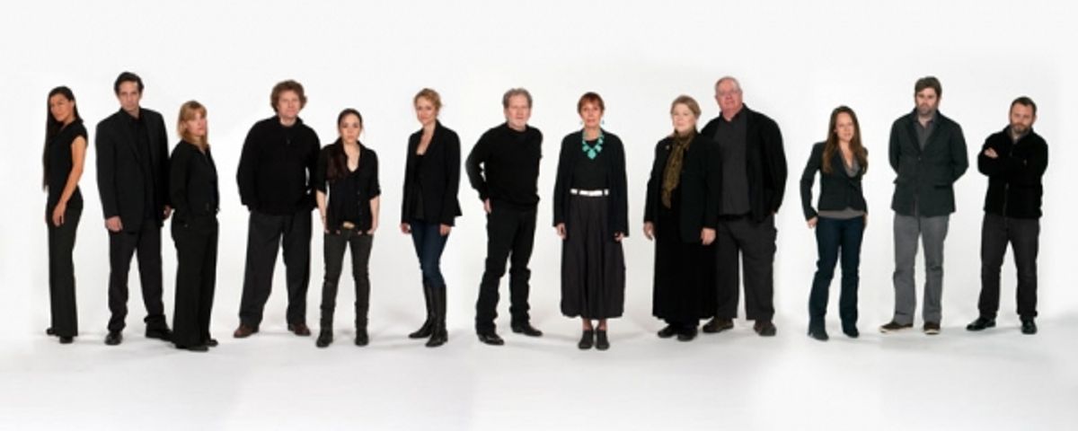  The Old Globe cast of August: Osage County Ã'â€˜ (from left) Kimberly Guerrero, Robert Maffia, Kelly McAndrew, Joseph Adams, Ronete Levenson, Angela Reed, Robert Foxworth, Lois Markle, Robin Pearson Rose, Guy Boyd, Carla Harting, Haynes Thigpen and Todd  at 