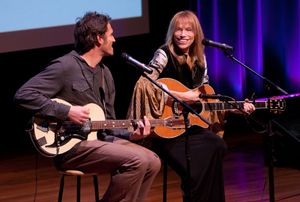 Carly Simon with her son Ben Simon @ BroadwayWorld Carly Simon with her son Ben Simon Photo