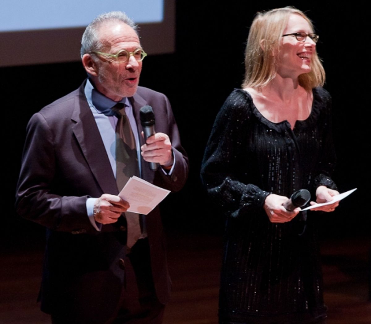 Ron Rifkin and Amy Ryan at 