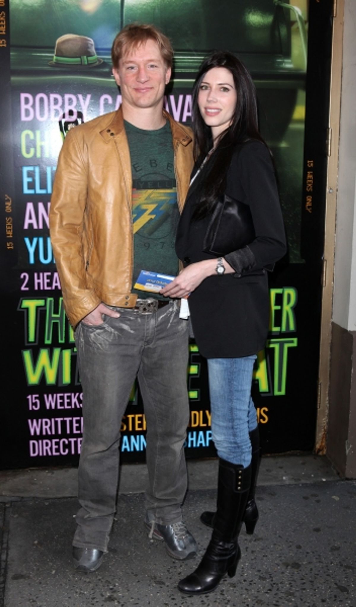 Bill Dawes & Mandy May attending the Broadway Opening Night Performance  for 'The Mother F**ker with the Hat'  in New York City. at 