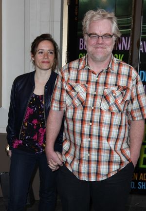 Phillip Seymour Hoffman attending the Broadway Opening Night Performance for 'The Mother F**ker with the Hat' in New York City. @ BroadwayWorld Phillip Seymour Hoffman attending the Broadway Opening Night Performance for 'The Mo Photo