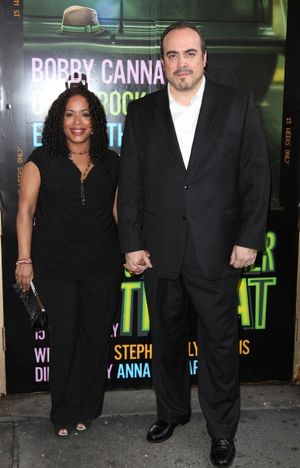 Liza Colon-Zayas & David Zayas attending the Broadway Opening Night Performance  for  Photo