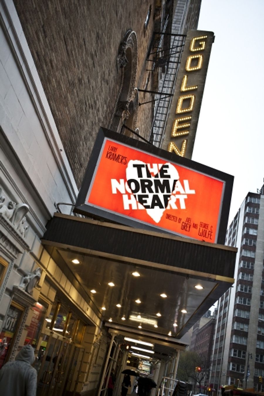 Photo Coverage: UP ON THE MARQUEE - The Normal Heart Image