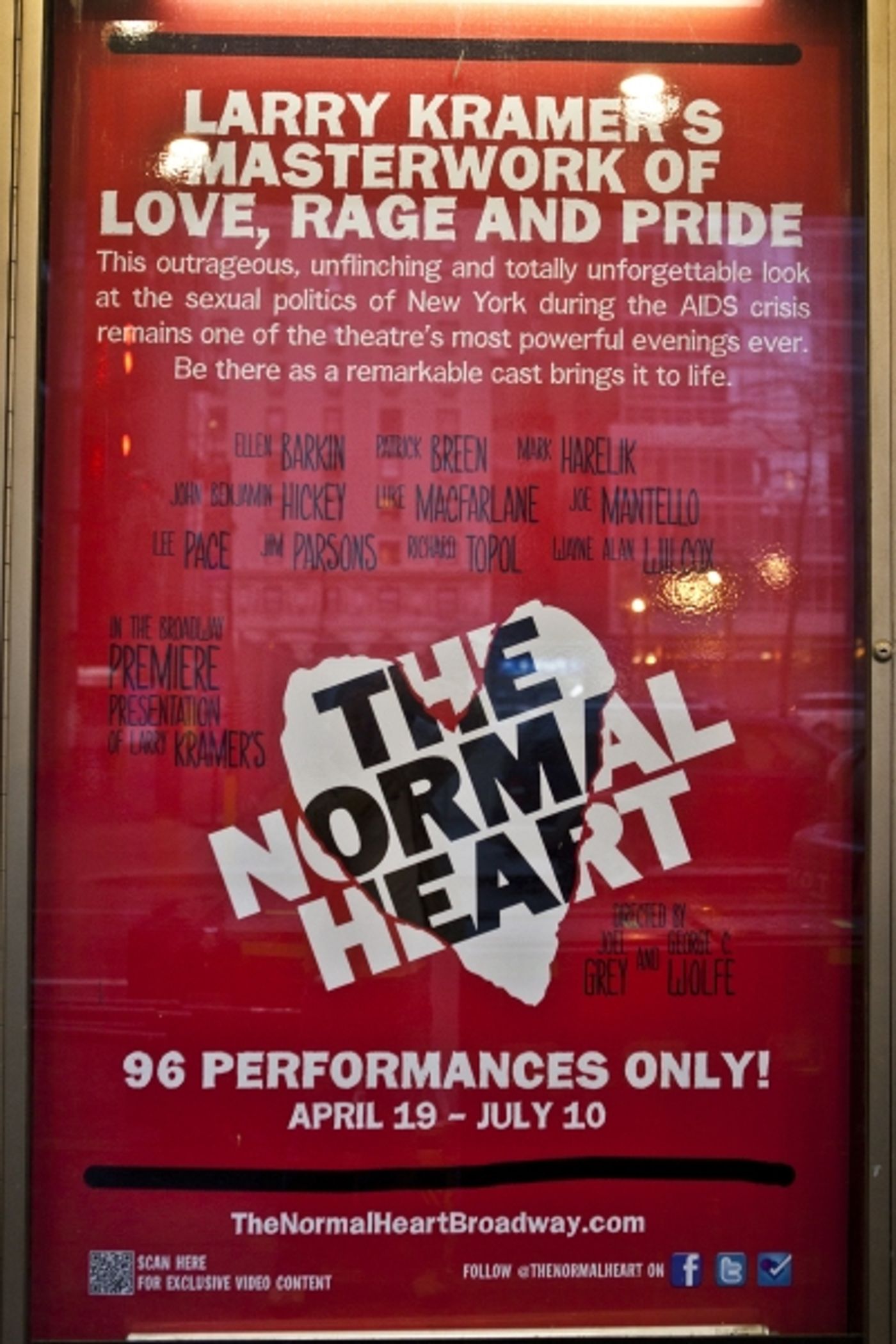Photo Coverage: UP ON THE MARQUEE - The Normal Heart  Image