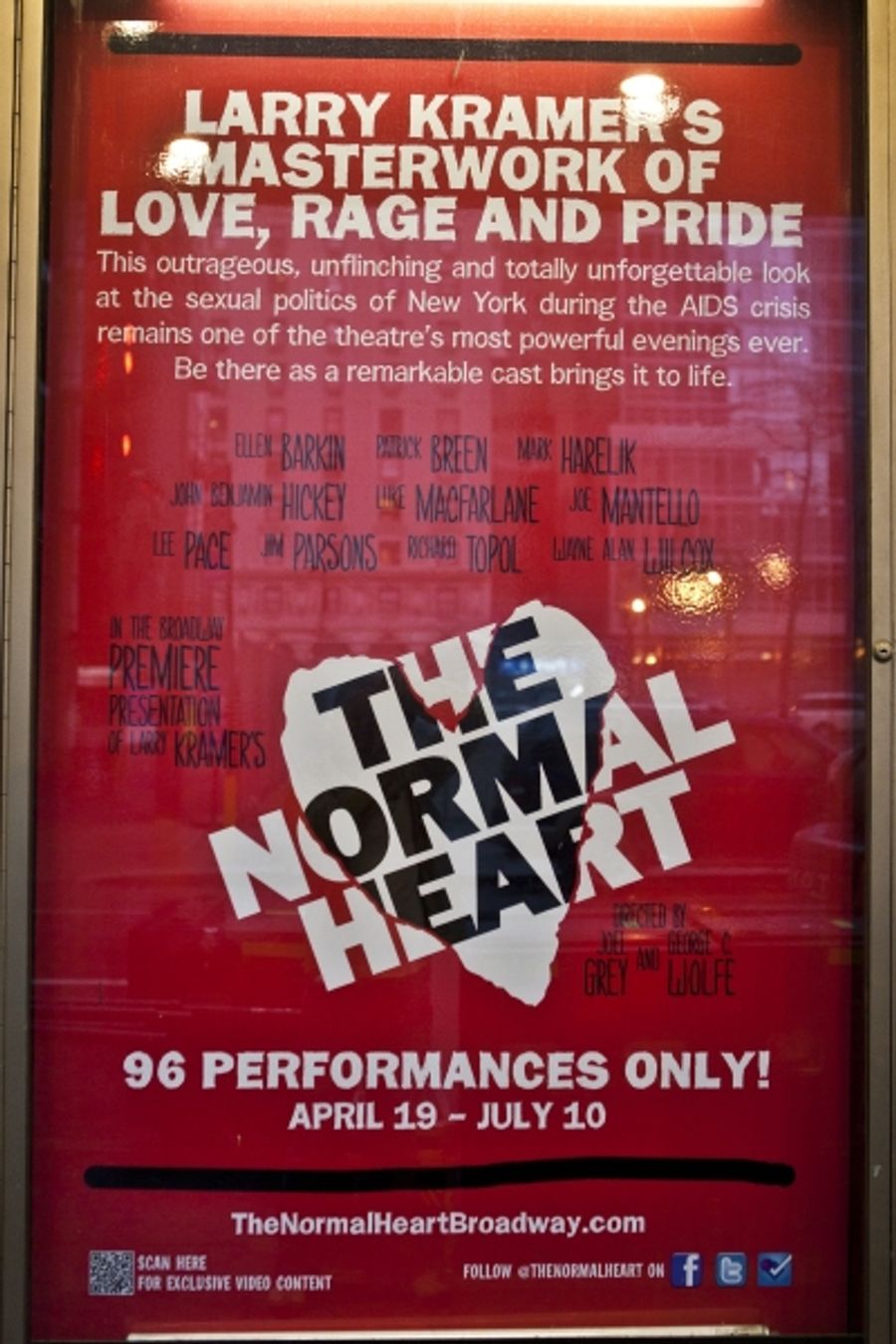 Photo Coverage: UP ON THE MARQUEE - The Normal Heart Image
