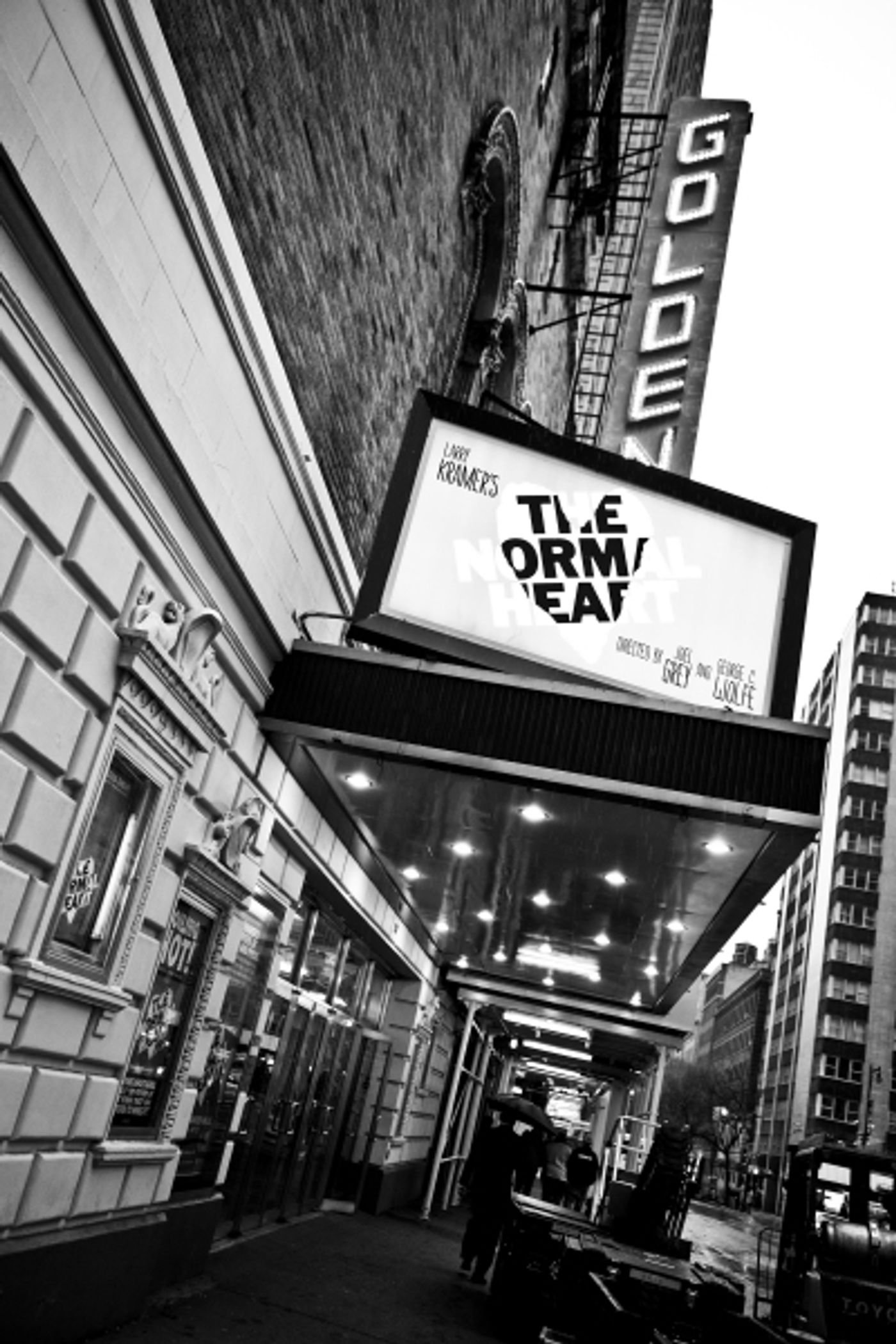 Photo Coverage: UP ON THE MARQUEE - The Normal Heart  Image