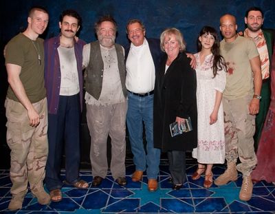 Brad Fleischer, Arian Moayed, Robin Williams, Sheila Vand, Glenn Davis, and Hrach Tit Photo