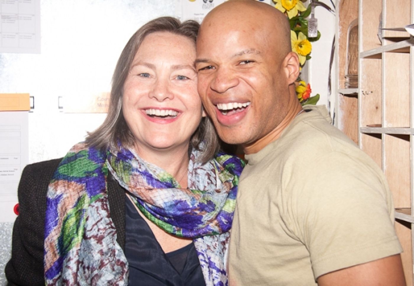 Photo Coverage: Cherry Jones Visits BENGAL TIGER  Image