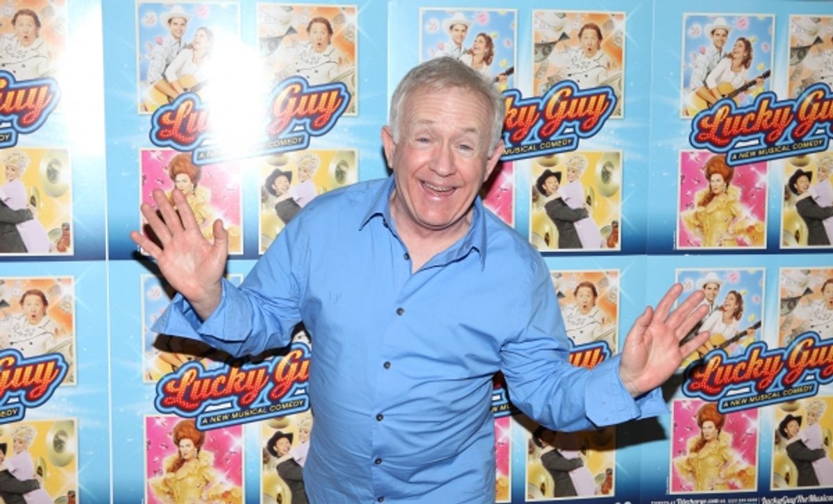 Leslie Jordan attending the Off-Broadway Premiere Musical 'Lucky Guy' Meet & Greet the Press in New York City. at 