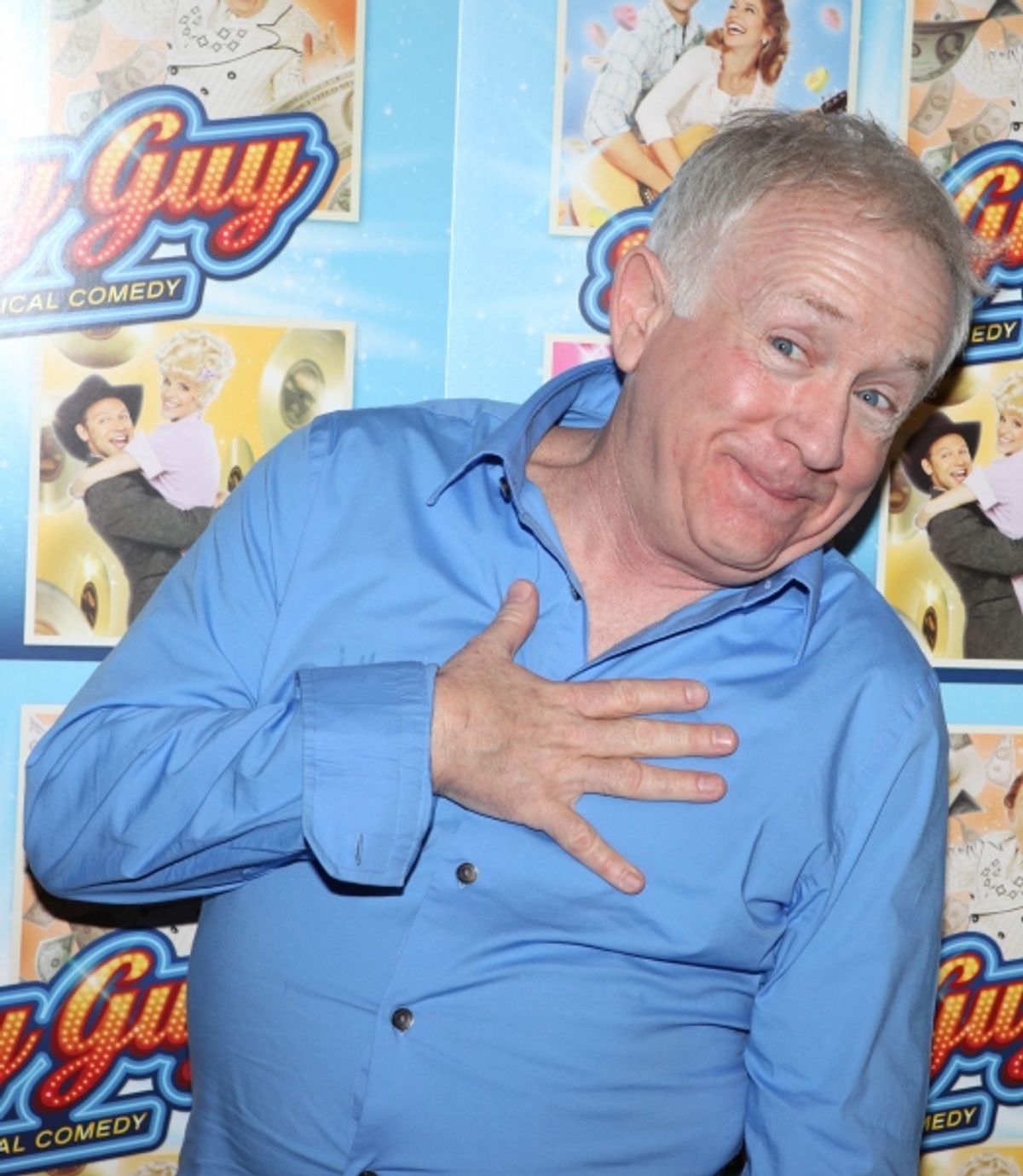 Leslie Jordan attending the Off-Broadway Premiere Musical 'Lucky Guy' Meet & Greet the Press in New York City. at 