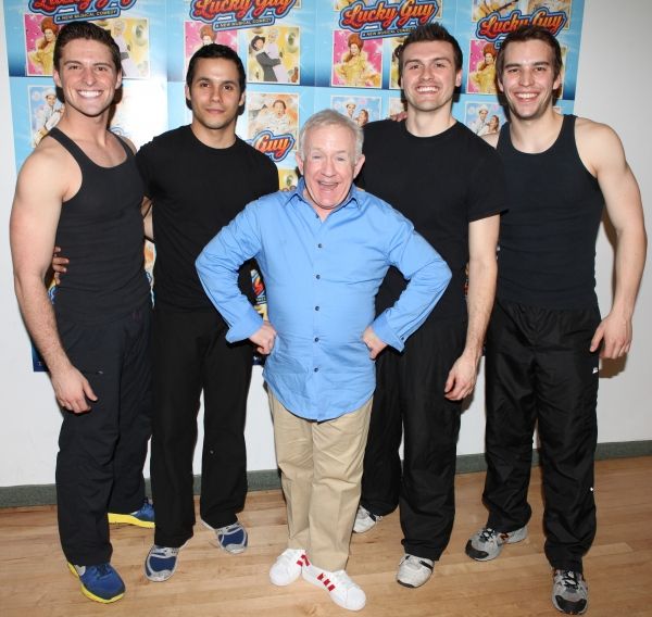 Callan Bergmann, Xavier Cano, Leslie Jordan, Joshua Woodie & Wes Hart attending the O Photo