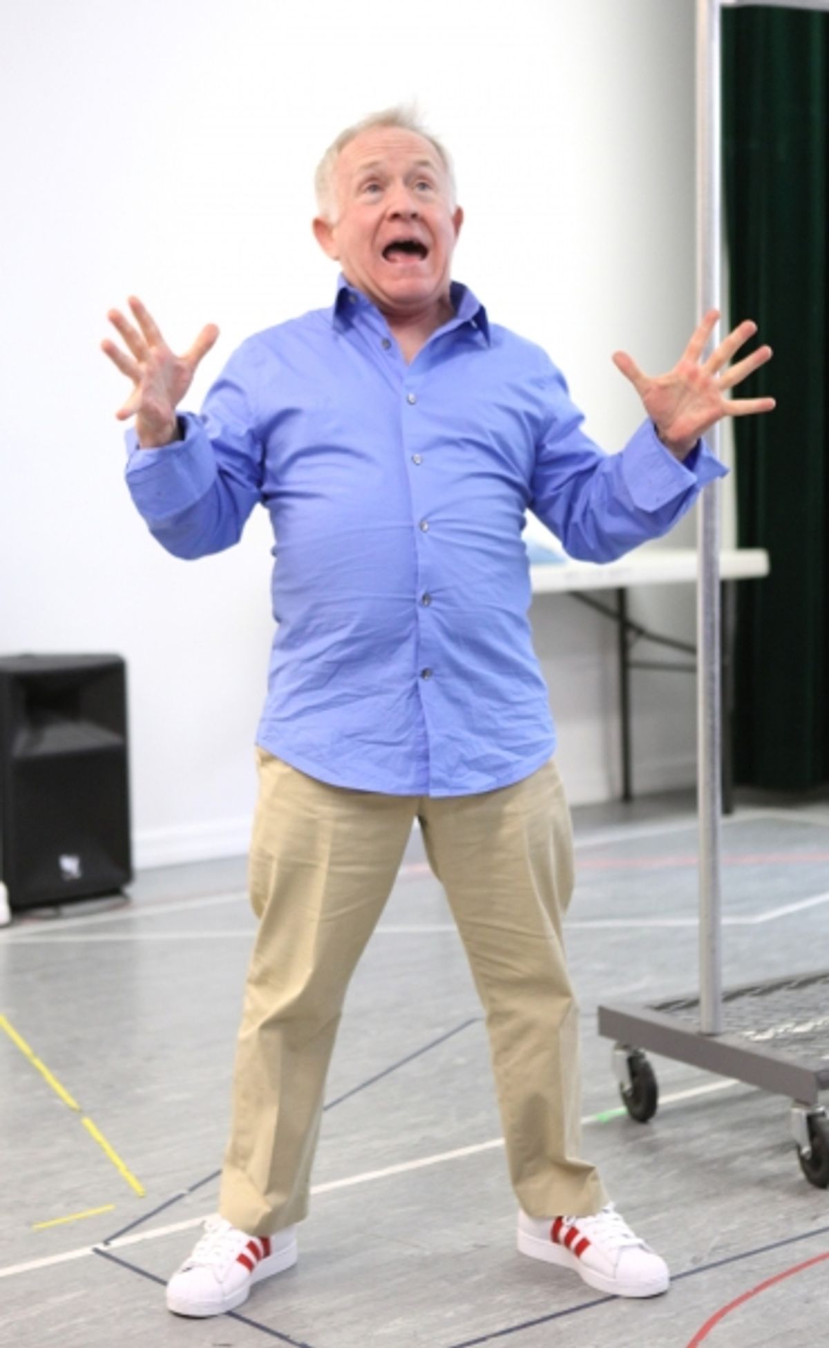 Leslie Jordan attending the Sneak Peek Performance for the Off-Broadway Premiere Musical 'Lucky Guy'  in New York City. at 