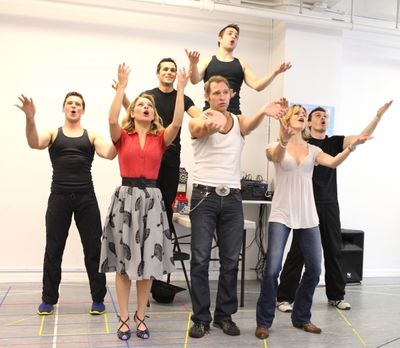 Callan Bergman, Savannah Wise, Xavier Cano, Jim Newman, Wes Hart, Jenn Colella & Josh Photo