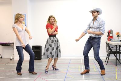 Jenn Colella & Savannah Wise & Kyle Dean Massey attending the Sneak Peek Performance  Photo