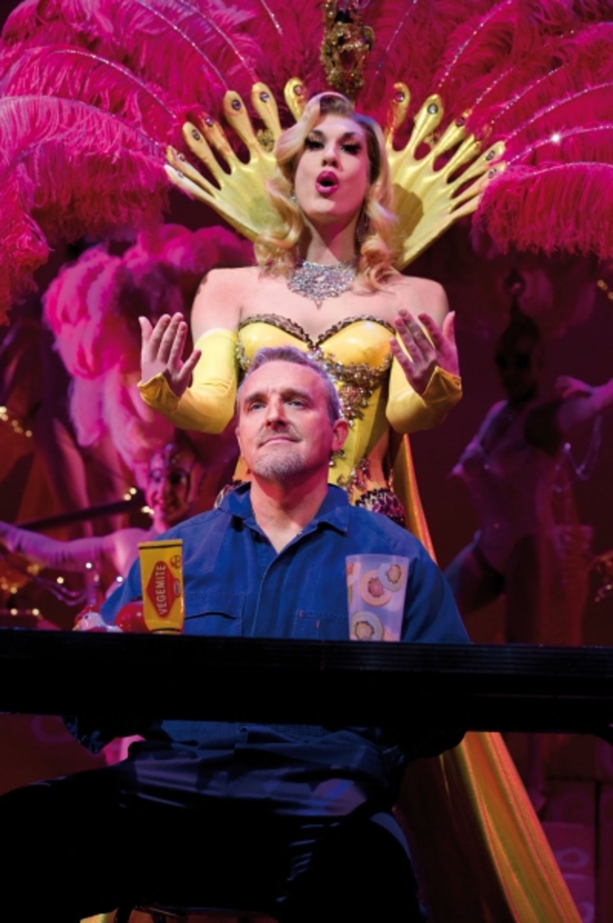  Mark Moraghan (Bob) and Newley Aucutt (Miss Understanding)  at 