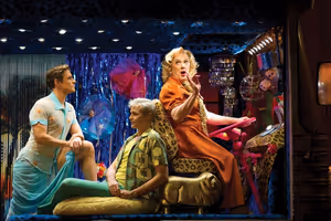  Oliver Thornton (Adam), Richard Grieve (Tick) and Don Gallagher (Bernadette) Photo