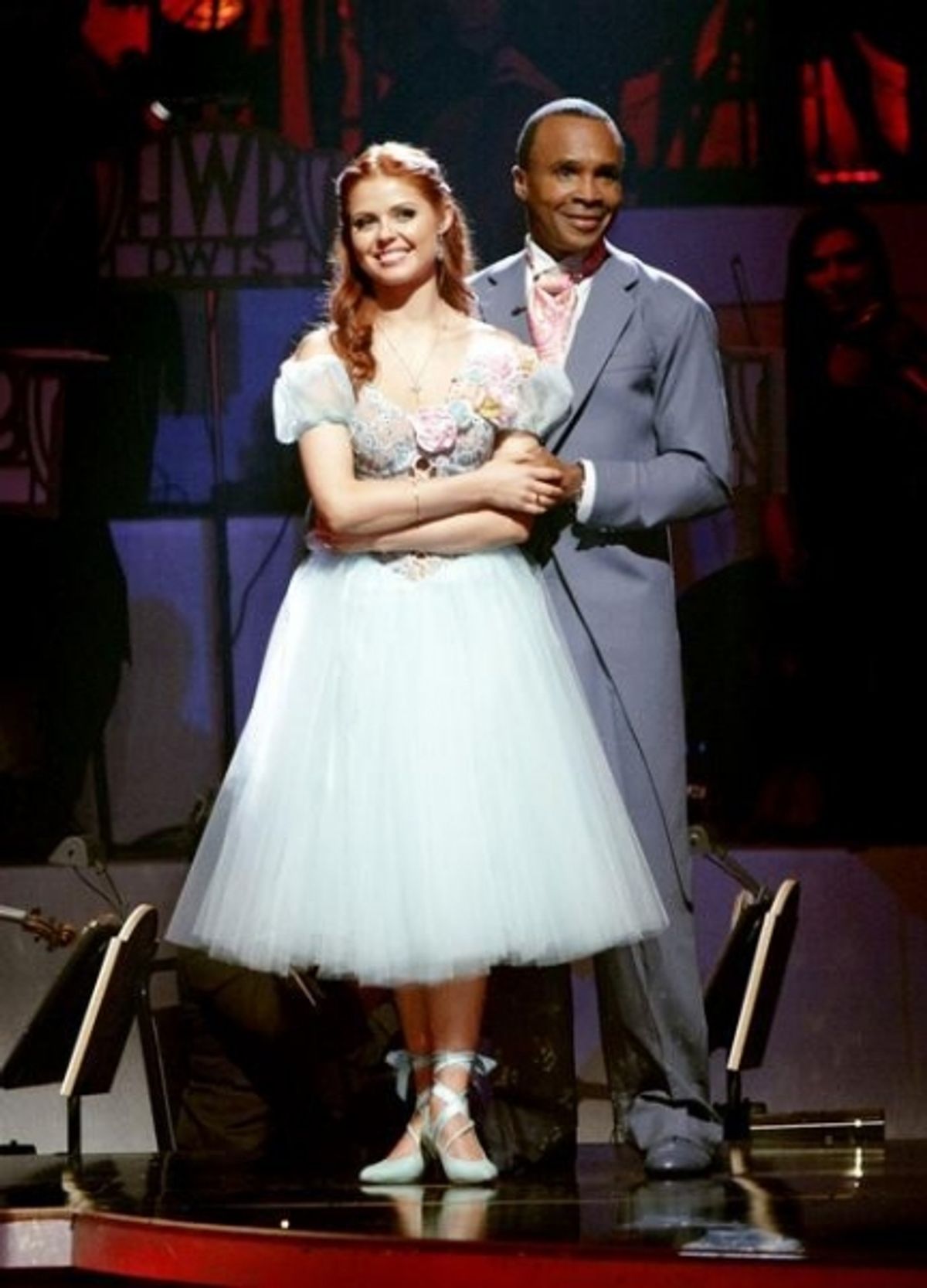 Sugar Ray Leonard, Anna Trebunskaya at 