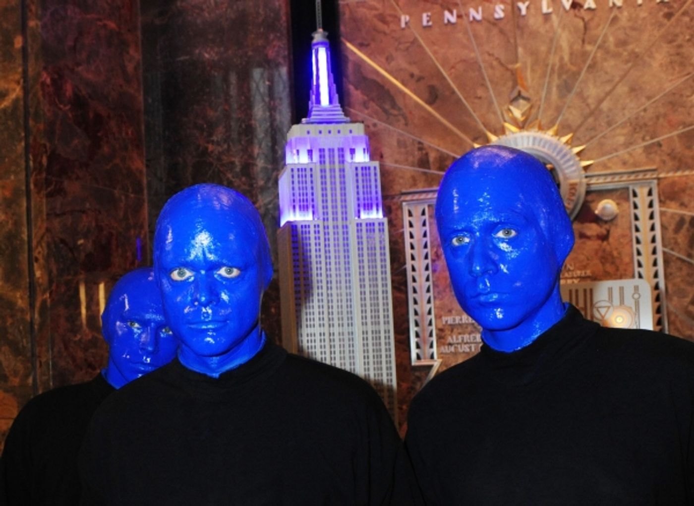 Photo Flash: Blue Man Group Lights Up Empire State Building  Image