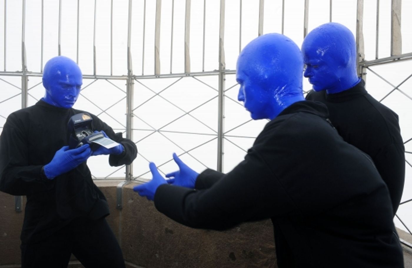 Photo Flash: Blue Man Group Lights Up Empire State Building  Image